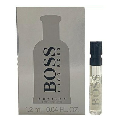 ヒューゴ・ボス ヒューゴ ボス HUGO BOSS ボス ボトルド スプレー EDT SP 1.2ml サンプル ミニチュア 【ミニ香水】【当日出荷14時迄_休業日除く】【割引クーポンあり】