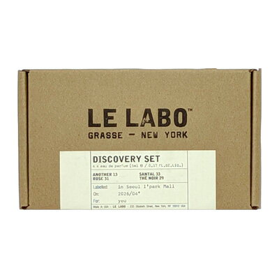 ル ラボ LE LABO ディスカバリー セット EDP SP 5ml×4本 