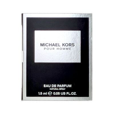 マラソン期間中エントリーでポイント5倍＆最大1110円OFFクーポン★マイケルコース MICHAEL KORS プールオム オーデパルファム EDP SP 1.5ml サンプル ミニチュア 
