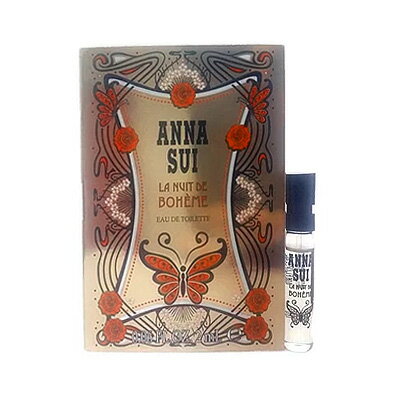 アナスイ（ANNA SUI） 【楽天スーパーSALE期間中ポイント5倍】【最大1500円OFFクーポン】アナスイ ANNA SUI ラ ニュイ ドゥ ボエム オーデトワレ スプレー EDT SP 2ml サンプル ミニチュア 【ミニ香水】【当日出荷14時迄_休業日除く】【送料無料】