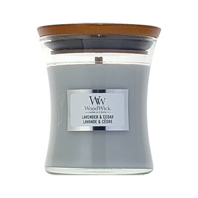 マラソン期間中エントリーでポイント5倍&最大1111円OFFクーポン★ウッドウィック Wood Wick ジャーS ラベンダー&シダー アロマキャンドル 【当日出荷14時まで_休業日除く】