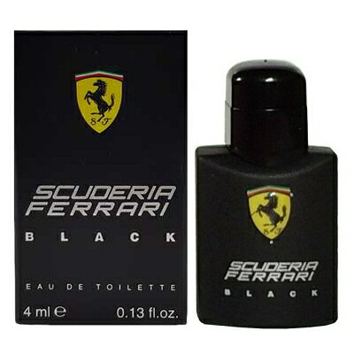 【最大150円OFFクーポン】フェラーリ FERRARI フェラーリ ブラック EDT 4ml ミニ ...