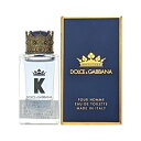 楽天スーパーSALE期間中エントリーでポイント10倍&最大1500円OFFクーポン★ドルチェ&ガッバーナ DOLCE&GABBANA K by ドルチェ&ガッバーナ オードトワレ ケー バイ EDT 5ml ミニチュア 【ミニ香水】【当日出荷_休止中】