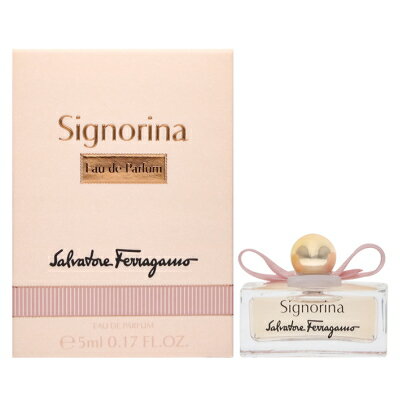 【最大500円OFFクーポン】【当店ポイント2倍】サルヴァトーレ フェラガモ Ferragamo シニョリーナ オードパルファム EDP 5ml ミニチュア 【ミニ香水】【あす楽】のサムネイル