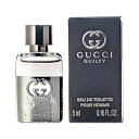 グッチ GUCCI ギルティ プールオム EDT 5ml ミニチュア 【ミニ香水】【あす楽休止中】【割引クーポンあり】