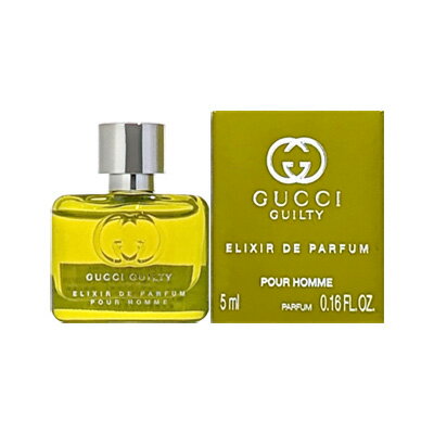 グッチ GUCCI ギルティ エリクシール ドゥ パルファム プールオム PARFUM 5ml ミニチュア 