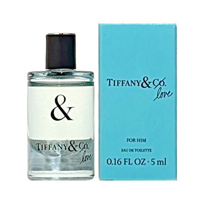 ティファニー TIFFANY＆Co. ティファニー＆ラブ フォーヒム オードトワレ EDT 5ml ミニチュア 【ミニ香水】【当日出荷14時迄_休業日除く】【送料無料】【割引クーポンあり】