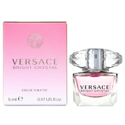 ヴェルサーチ 【最大150円OFFクーポン】ヴェルサーチ VERSACE ブライト クリスタル EDT 5ml ミニチュア 【ミニ香水】【あす楽】