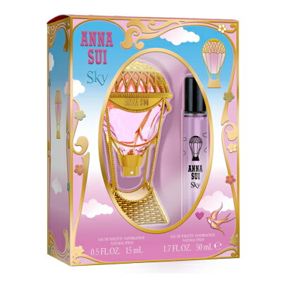 アナスイ（ANNA SUI） 【予告5/15(水)ポイント10倍発生】【最大1111円OFFクーポン】アナスイ ANNA SUI トラベルデュオセット スカイ EDT50ml＋EDT15ml 【香水】【激安セール】【あす楽】【送料無料】