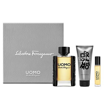 フェラガモ サルヴァトーレ フェラガモ Ferragamo フェラガモ ウォモ 3P コフレセット EDT100ml＋トラベルスプレーEDT10ml＋シャワージェル100ml 【香水】【当日出荷14時迄_休業日除く】【送料無料】【割引クーポンあり】