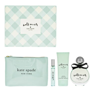 ケイト スペード KATE SPADE ウォークオンエアー コフレセット EDP100ml＋トラベルスプレー10ml＋ボディローション100ml＋ポーチ 【香水】【あす楽】【送料無料】【割引クーポンあり】