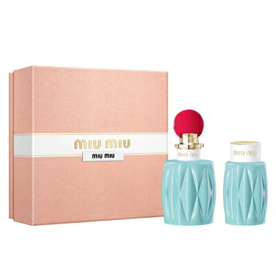 最大1110円OFFクーポン★ミュウミュウ MIUMIU ミュウミュウ オードパルファム 2P コフレセット EDP100ml+ボディローション100ml 【香...