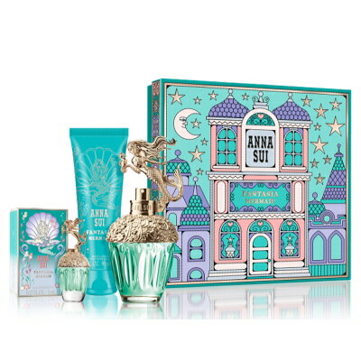 ★アナスイ ANNA SUI ホリデイセット ファンタジア マーメイド コフレ EDT50ml＋EDTミニチュア5ml＋ボディローション90ml 数量限定品 【香水】【あす楽休止中】【割引クーポンあり】