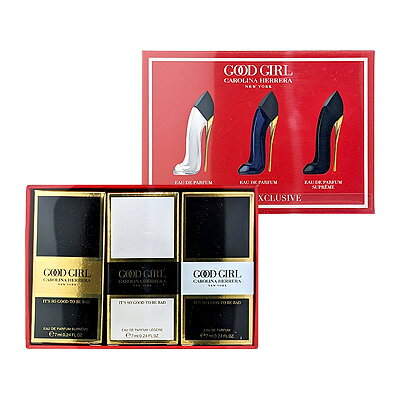 キャロライナヘレラ 【最大150円OFFクーポン】キャロライナ ヘレラ CAROLINA HERRERA グッドガール ミニチュア 3P セット 7ml×3本 【ミニ香水】【あす楽】【送料無料】