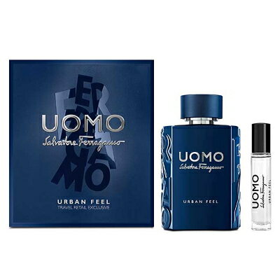 サルヴァトーレ フェラガモ Ferragamo ウォモ アーバンフィール 2P コフレセット EDT100ml+トラベルスプレー10ml 【香水】【当日出荷_休止中】【送料無料】【割引クーポンあり】