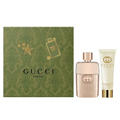 グッチ 【5/10(金)ポイント最大10倍発生】【最大1111円OFFクーポン】グッチ GUCCI ギルティ プールファム オードトワレ 2P コフレセット EDT50ml＋ボディローション50ml 【香水】【あす楽】【送料無料】