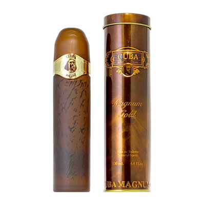 予告マラソン期間中エントリーでP5倍＆最大1110円OFFクーポン★キューバ CUBA キューバ マグナム ゴールド EDT SP 130ml 【香水】【当日出荷_休止中】