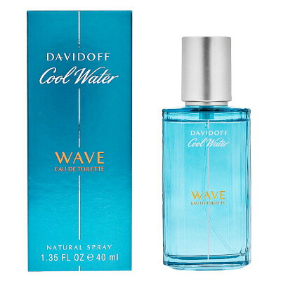 マラソン期間中エントリーP5倍＆最大1110円OFFクーポン★ダビドフ DAVIDOFF クールウォーター ウェーブ EDT SP 40ml 【香水】【当日出荷14時まで_休業日除く】【送料無料】