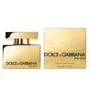 D＆G 【予告5/10(金)ポイント10倍発生】【最大150円OFFクーポン】ドルチェ＆ガッバーナ DOLCE＆GABBANA D&G ザ ワン ゴールド オードパルファム インテンス EDP SP 50ml 【香水】【あす楽】【送料無料】