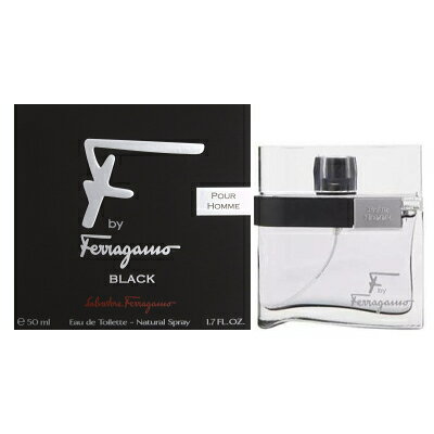 フェラガモ 【最大150円OFFクーポン】サルヴァトーレ フェラガモ Ferragamo エフ バイ フェラガモ プールオム ブラック EDT SP 50ml 【香水】【あす楽】