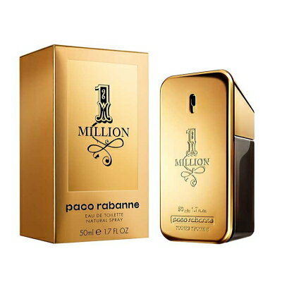 パコラバンヌ パコ ラバンヌ PACO RABANNE ワンミリオン EDT SP 50ml 【香水】【激安セール】【当日出荷14時迄_休業日除く】【送料無料】【割引クーポンあり】