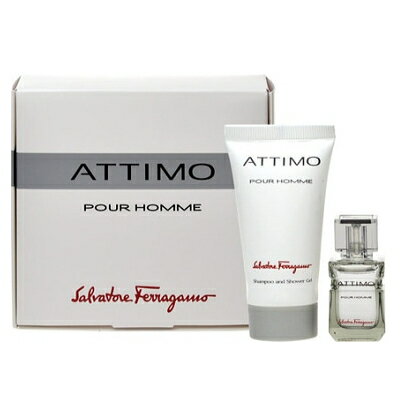 サルヴァトーレ フェラガモ Ferragamo アッティモ プールオム ミニコフレ EDT5ml＋シ ...