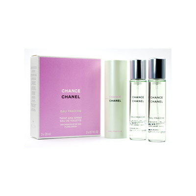 シャネル CHANEL チャンス オー フレッシュ ツイスト＆スプレー EDT SP 20ml×3 【香水】【当日出荷14時まで_休業日除く】【送料無料】【割引クーポンあり】