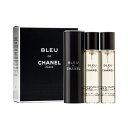 【予告5/1(水)ポイント10倍※要エントリー】シャネル CHANEL ブルー ドゥ シャネル トラベル スプレイ EDT SP 20ml×3 【香水】【あす楽休止中】【送料無料】【割引クーポンあり】