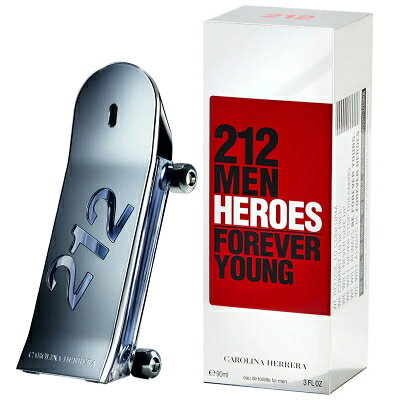 【最大150円OFFクーポン】キャロライナ ヘレラ CAROLINA HERRERA 212 メン ヒーローズ フォーエバー ヤング EDT SP 90ml 【香水】【あす楽】【送料無料】