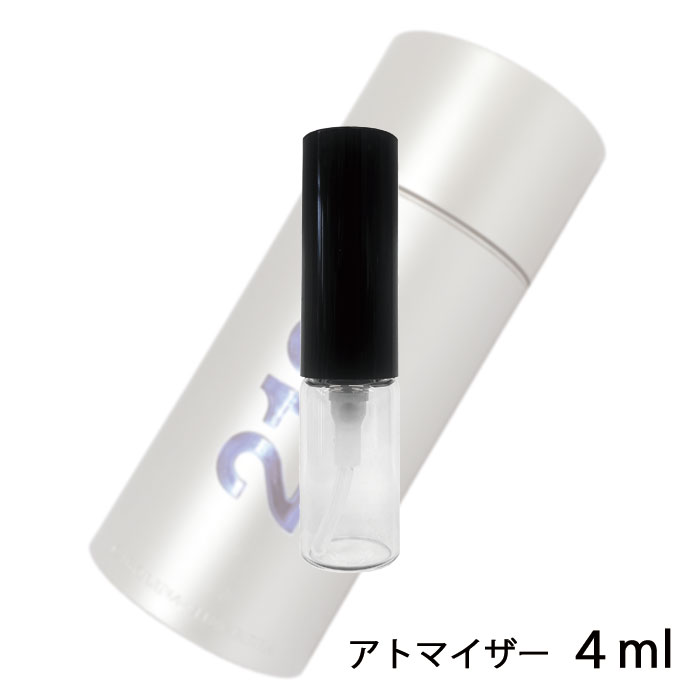 キャロライナヘレラ キャロライナヘレラ CAROLINA HERRERA 212 メン オーデトワレ 4ml アトマイザー お試し 香水 メンズ 人気 ミニ【メール便送料無料】