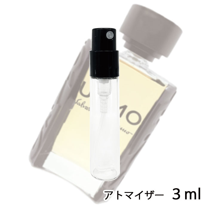 サルバトーレフェラガモ SALVATORE FERRAGAMO ウォモ オーデトワレ 3ml アトマイザー お試し 香水 メンズ 人気 ミニ【メール便送料無料】