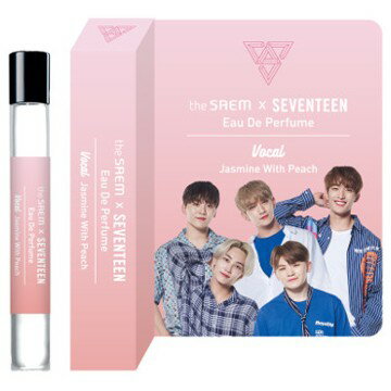 ザセム the SAEM セブンティーン ジャスミンウィズピーチ 10ml SP メンバーカード付き 限定品 fs 【香水】【あす楽】