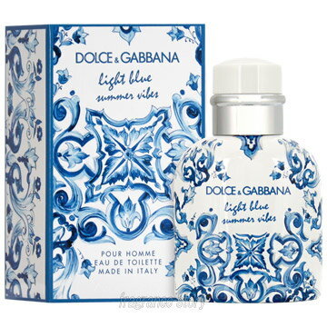 D＆G ドルチェ＆ガッバーナ DOLCE & GABBANA D&G ライトブルー プールオム サマーバイブス 75ml EDT SP fs 【香水 メンズ】【あす楽】