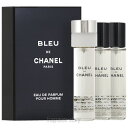 シャネル CHANEL ブルー ドゥ シャネル トラベル スプレイ オードパルファム 20ml×3 EDP 〔3リフィル〕 SP fs 【香水 メンズ】【あす楽】