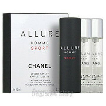 【マラソン期間限定★ポイント10倍】シャネル CHANEL アリュール オム スポーツ 20ml×3 EDT 〔2リフィル〕 SP fs 【香水 メンズ】【あす楽】