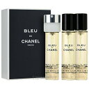 シャネル CHANEL ブルー ドゥ シャネル トラベル スプレイ 20ml×3 EDT SP〔3リフィル〕 fs 【香水 メンズ】【あす楽】