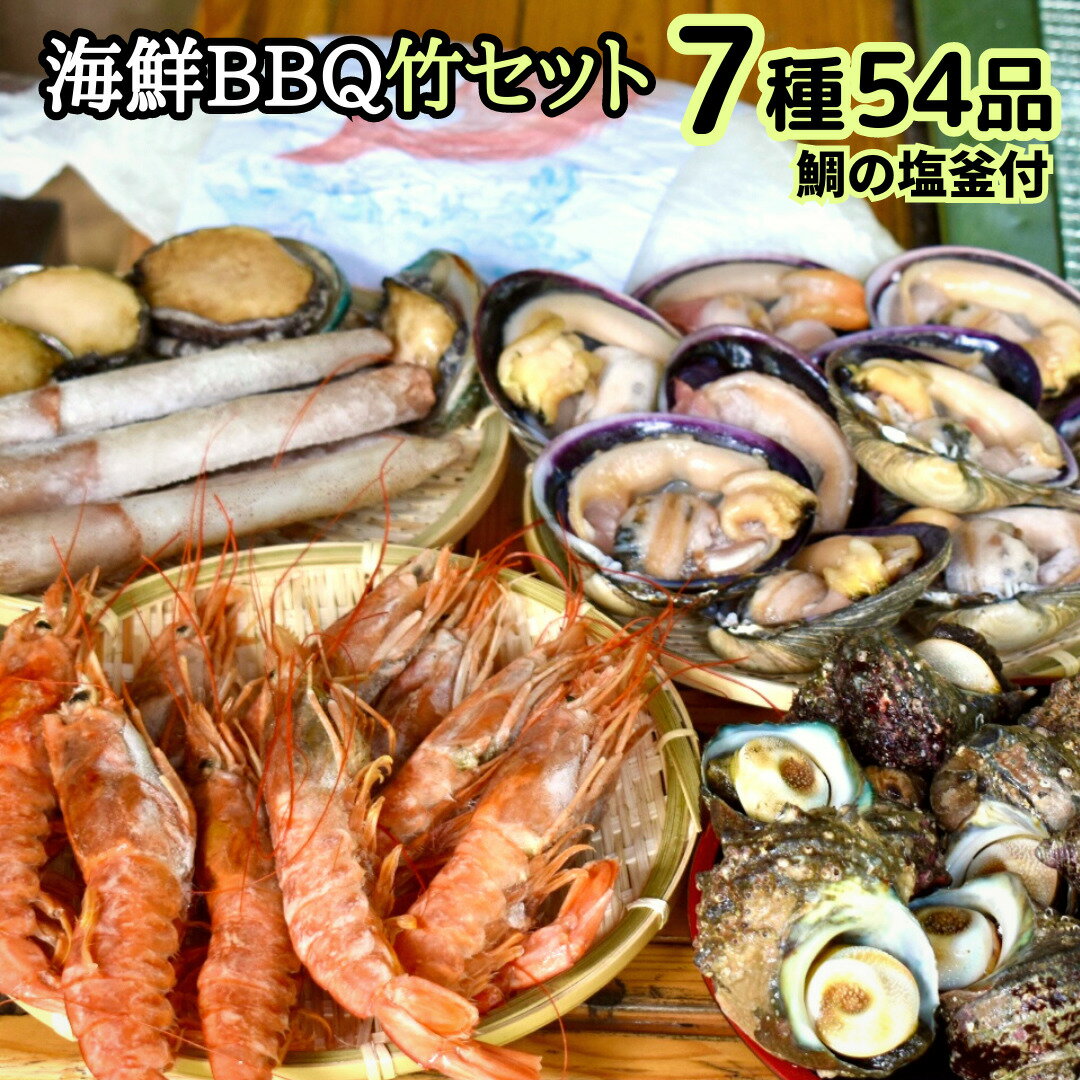 ★10%オフ★高級海鮮バーベキューセット7種54品（特大BB