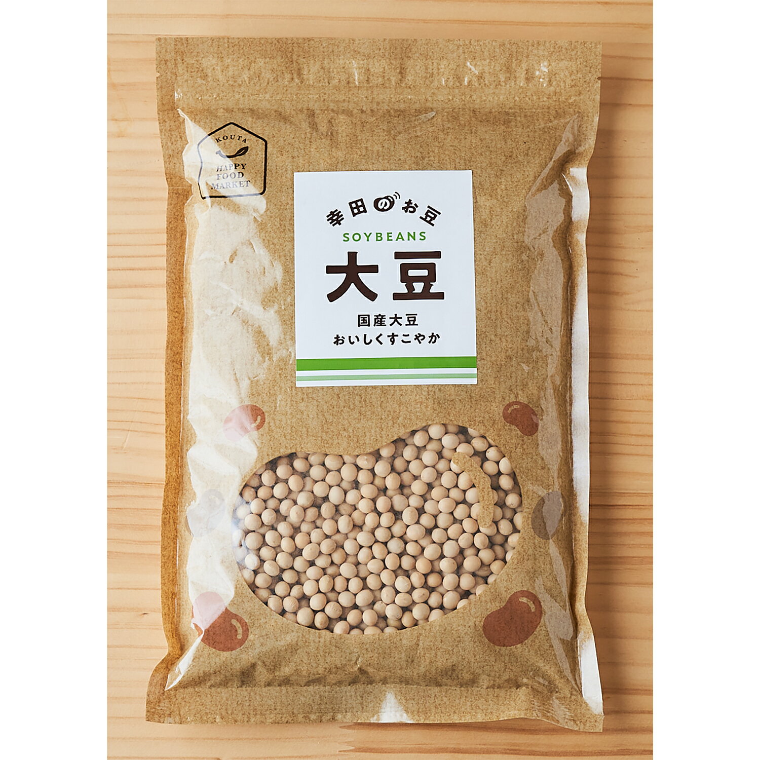 ＼ブラックフライデー開催中／KOUTA HAPPY FOOD MARKET 北海道産 [大豆 1kg] 北海道大豆 国産大豆 幸田商店 トヨマサリ だいず ダイズ 豆 豆乳 大豆レシチン 大豆サポニン 国産 お徳用 大容量 大豆イソフラボン