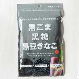 【ケース販売】黒ごま 黒糖 黒豆 きなこ 100g ×10袋 からだきなこ 幸田商店 セサミン 大豆イソフラボン カルシウム