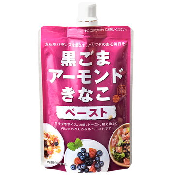 【送料無料 ポッキリ・代金引換不可】からだきなこ 幸田商店 黒ごま アーモンド きなこ ペースト 大豆イソフラボン ビタミンE セサミン 100g ×2袋