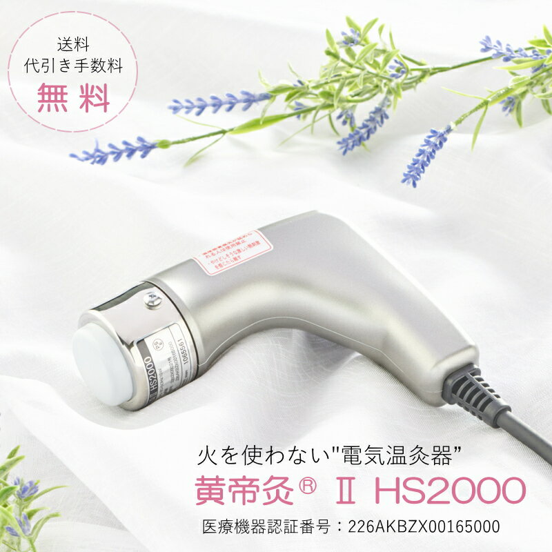 黄帝灸 HS2000 （こうていきゅう）【送料無料】 ナノプラチナを使用した火を使わない電気のお灸 医療機..