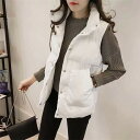 ダウンベスト レディース 大きいサイズ アウター ジャケット ベスト 中綿 ライトアウター フェイクダウン 上着 羽織り ハイネック 軽量 秋 フェイク 通勤 通学 暖かい 無地 お出かけ 秋冬 ノースリーブ ゆったり 体型カバー 大人可愛い 送料無料