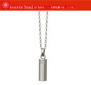 遺骨ペンダント Soul Jewelry ソウルジュエリー アクシス プレーン チタン 男女向け 手元供養 送料無料