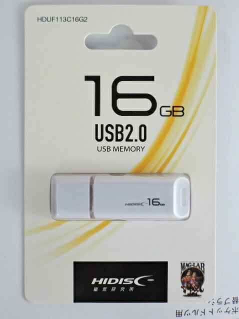 HIDISC　USBメモリーフラッシュ　16G　2．0　HDUF113C16G2