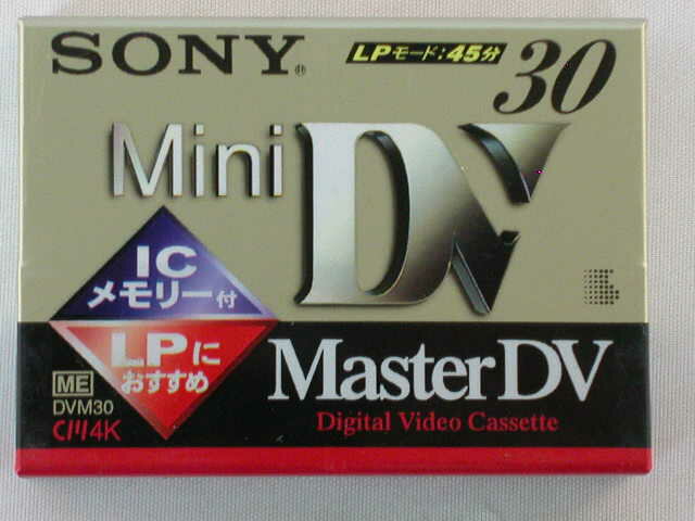 ソニー　ICメモリー付　ミニDVカセット　30分　DVM30M2