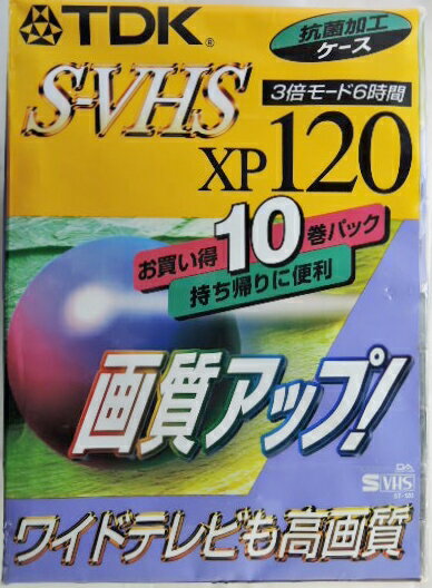 TDK S－VHS ビデオテープ ST−120XPLX10BP 10巻パック