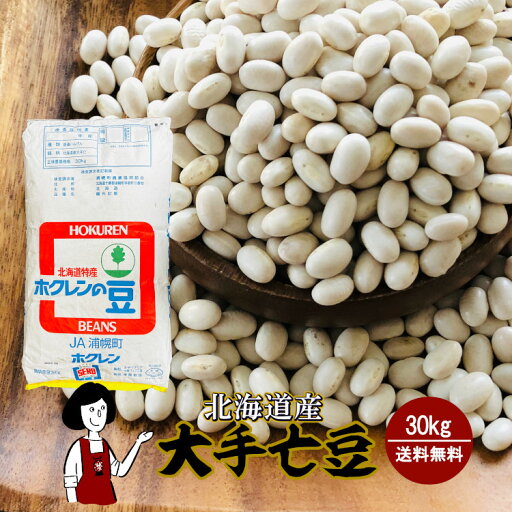 北海道産 大手亡豆 30kg / 宅配便 送料無料 チャック付 北海道産 白いんげん豆 乾燥豆 こわけや 北海道産 大手亡豆 30kg / 宅配便 送料無料 チャック付 北海道産 白いんげん豆 乾燥豆 こわけや