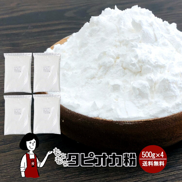 もちもちタピオカ粉 500g×4(計2kg)（