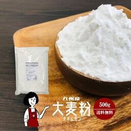 九州産 大麦粉　500g/メール便 送料無料 九州産 グルテンフリー 食物繊維 βグルカン 製菓材料 製パン材料 こわけや