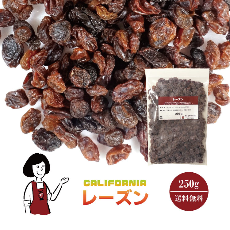 レーズン　250g〔チャック付〕 メー